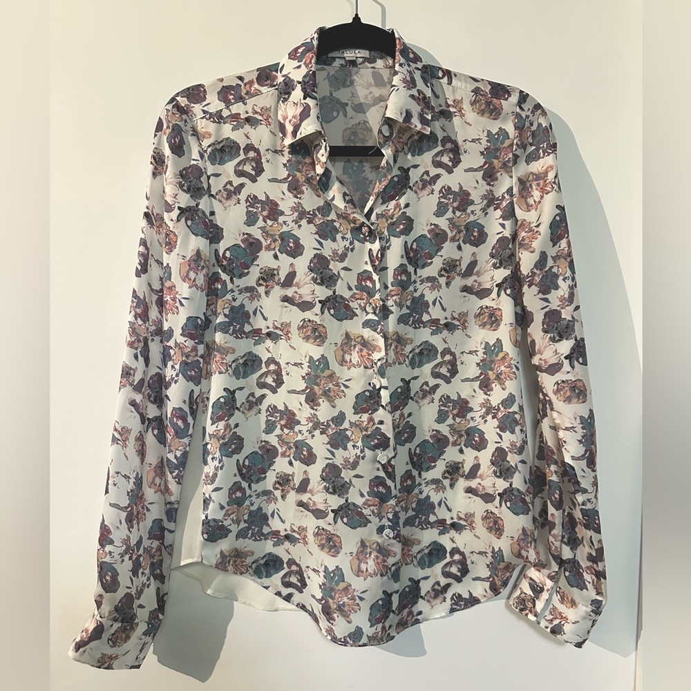 Talula Floral Button Down blouse XS
